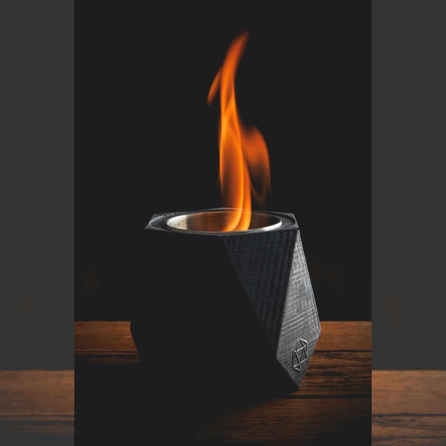 Mimi modern concrete fireplace