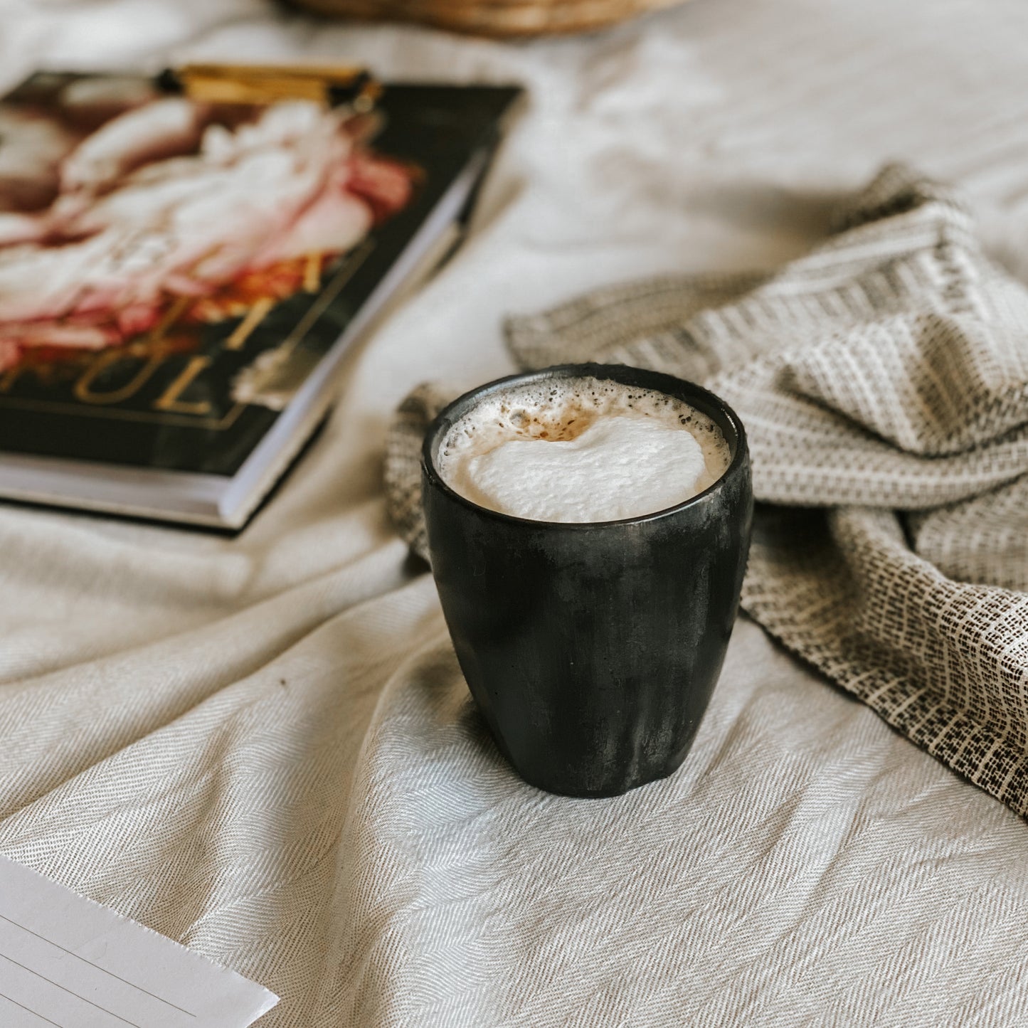 Handcrafted concrete mug