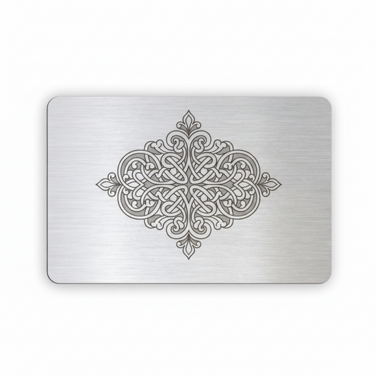 Plaque en Aluminium Gravée au Laser Personnalisée