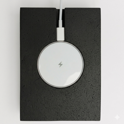 Concrete wireless charging pad