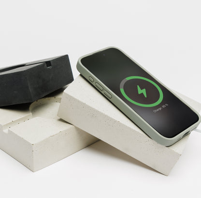 Concrete wireless charging pad