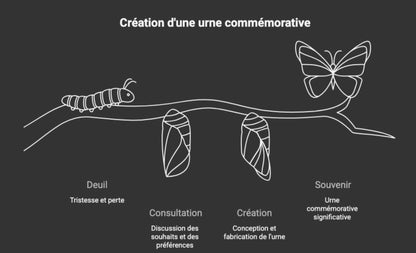 Atelier création urne commémorative en béton groupe