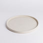 Round and rectangular concrete tray