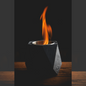 Mimi modern concrete fireplace