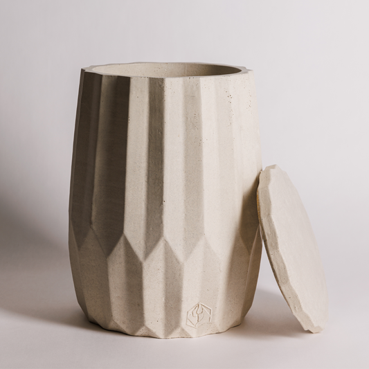 Urne funéraire en béton – Modèle Opale