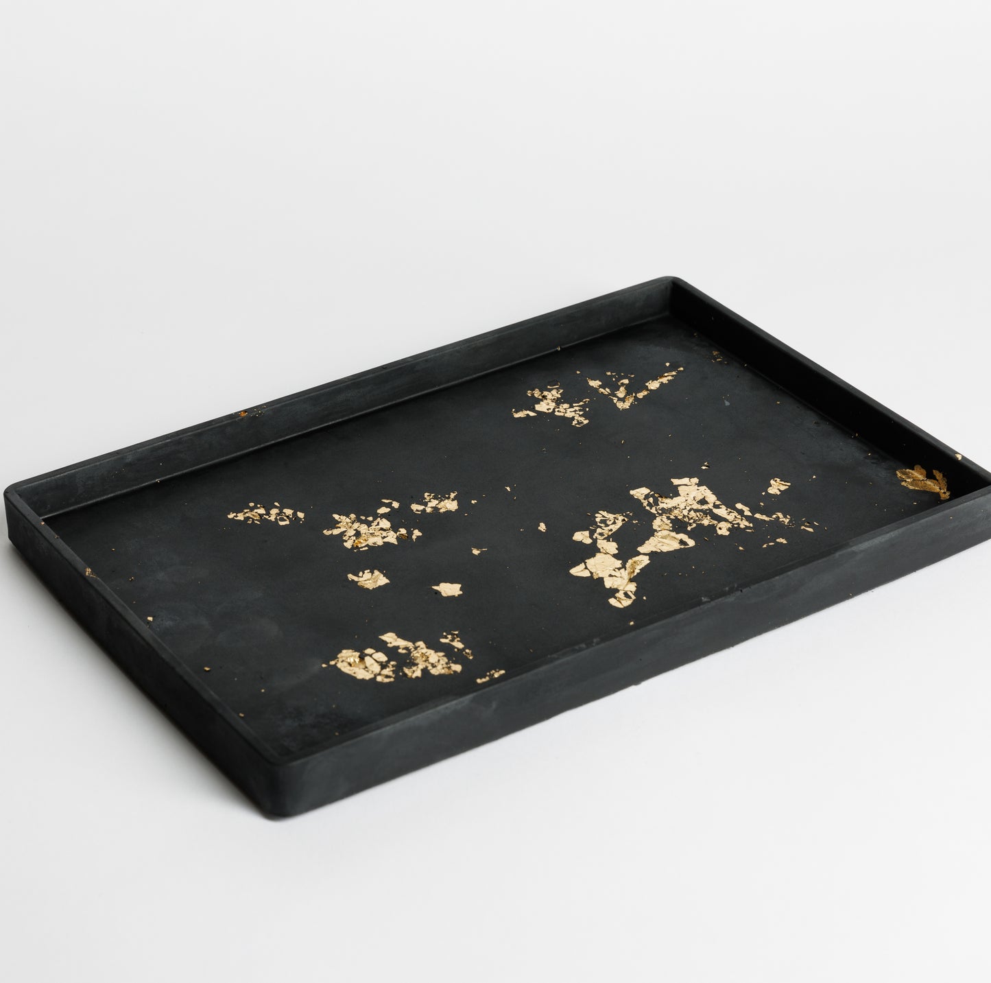 Gold sequin tray