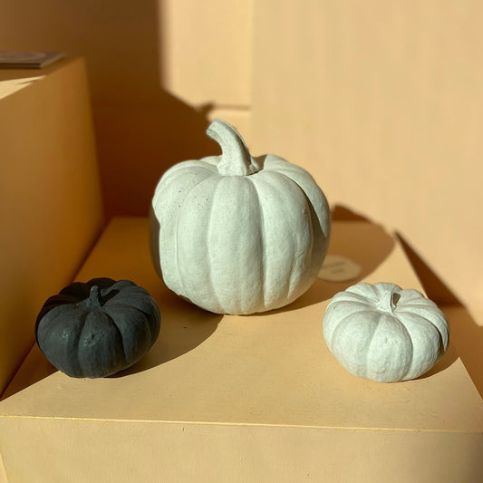 Decorative Concrete Pumpkins - Fall Collection
