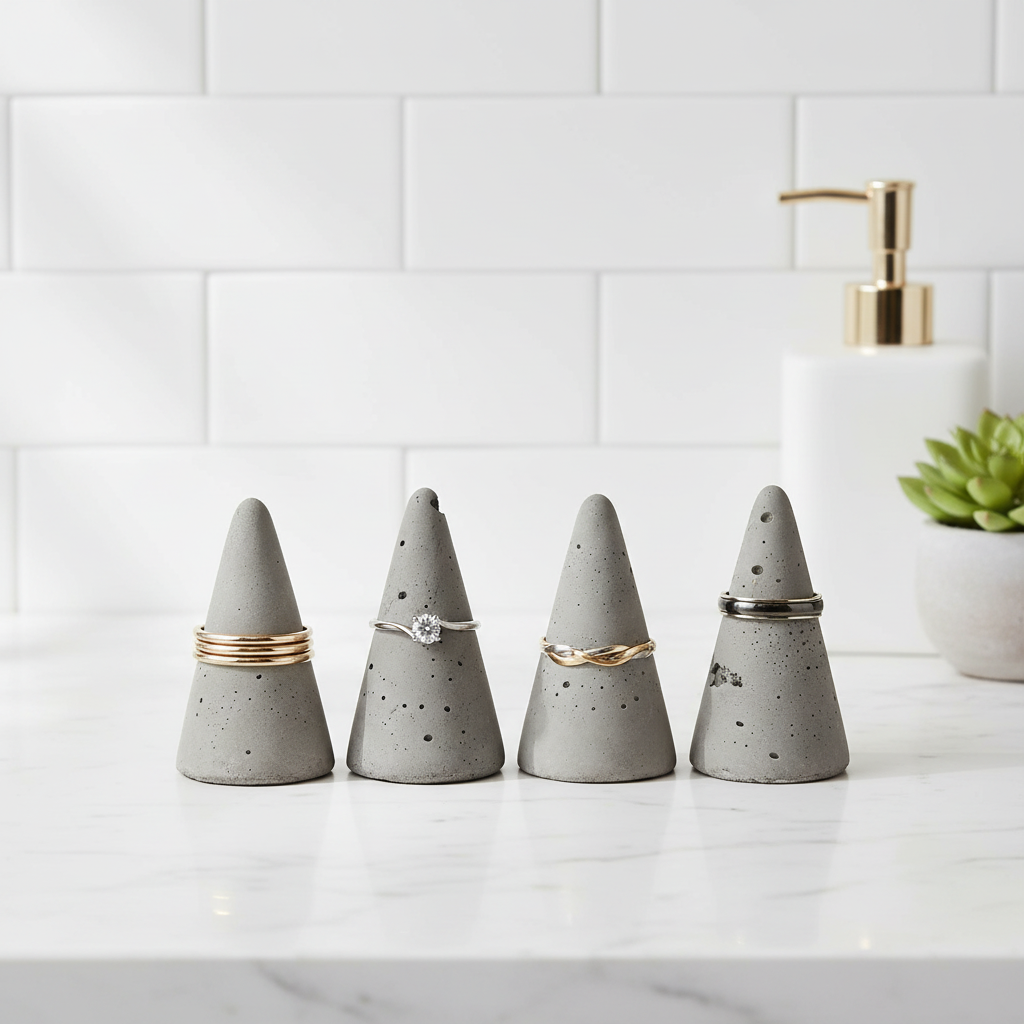 Cônes à bague en béton