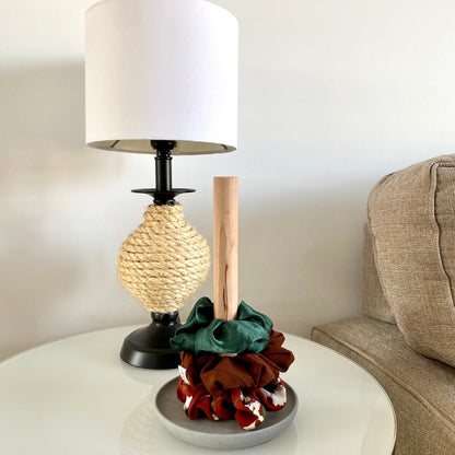 Scrunchie or paper towel holder